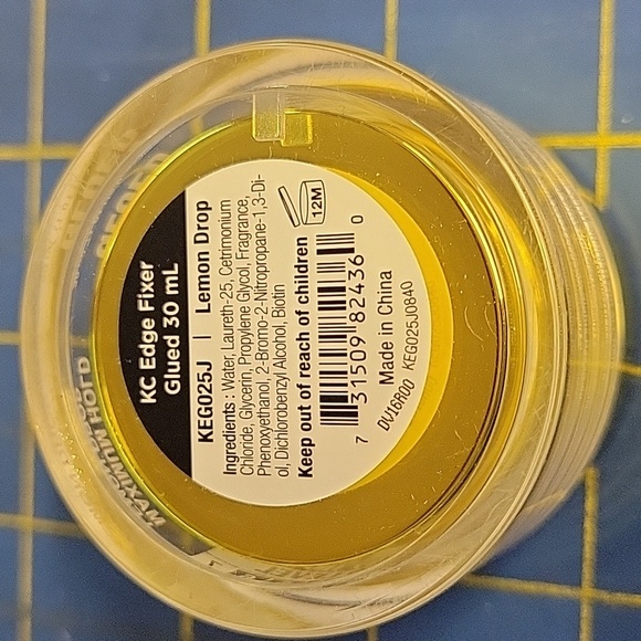 KISS edge Fixer Glued Max Hold Lemon Drop Hair Gel 30ml New - Picture 5 of 5